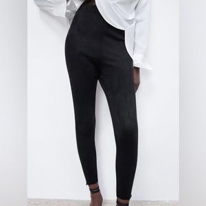Zara Suede Leggings